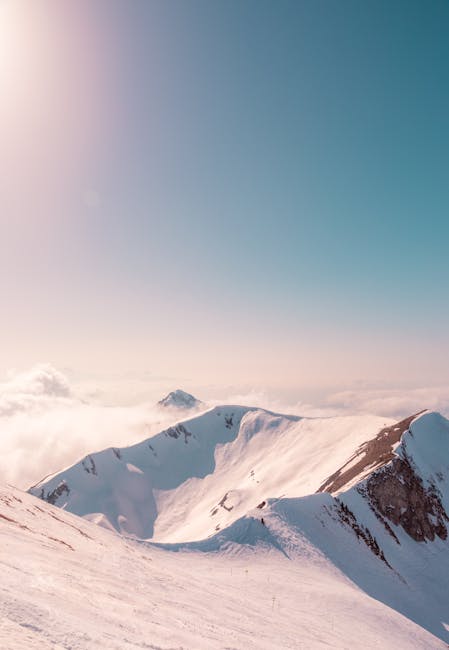 Mountain Landscapes - Serene snow-covered mountains in Gruyères, Switz #11917533