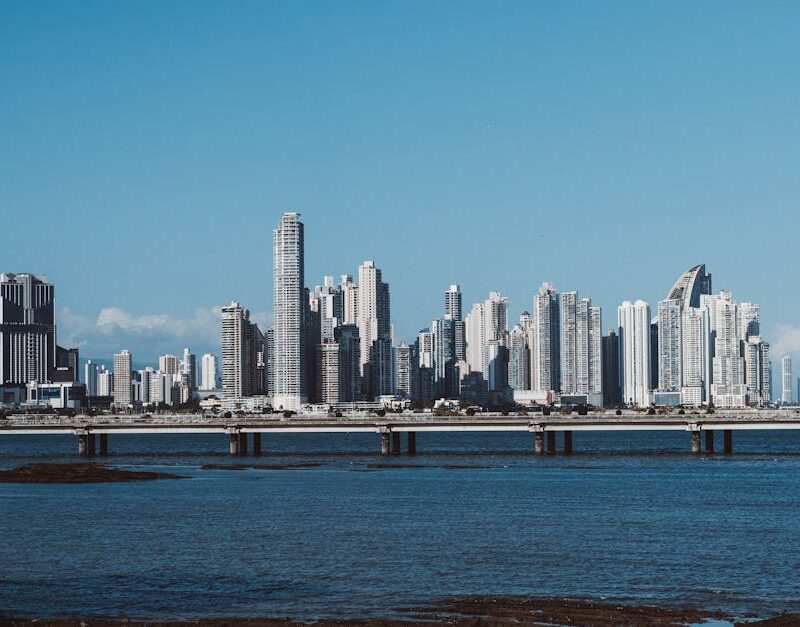 City Architecture - Panama City skyline with towering skyscrapers re #11962301