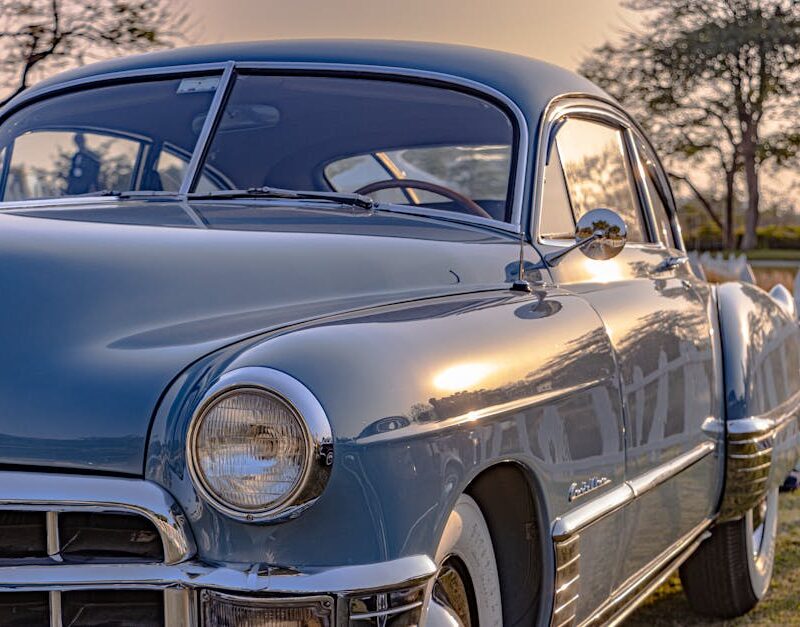 Luxury Cars - Closeup of a vintage 1950 Cadillac Series 62 cou #35269852