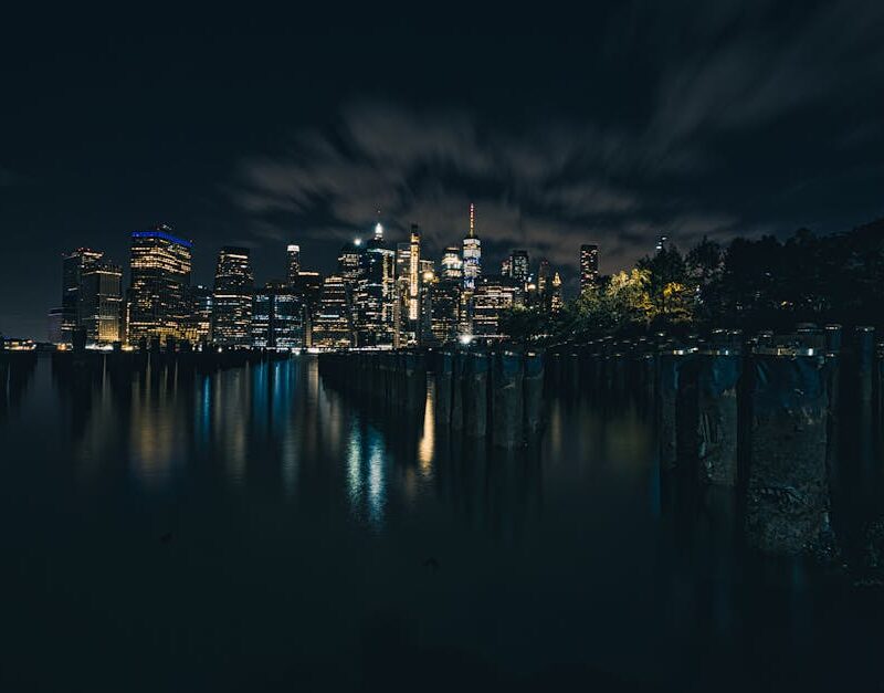 City Architecture - Captivating long exposure of New York City's sky #5496084